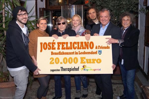 Spendenübergabe José Feliciano